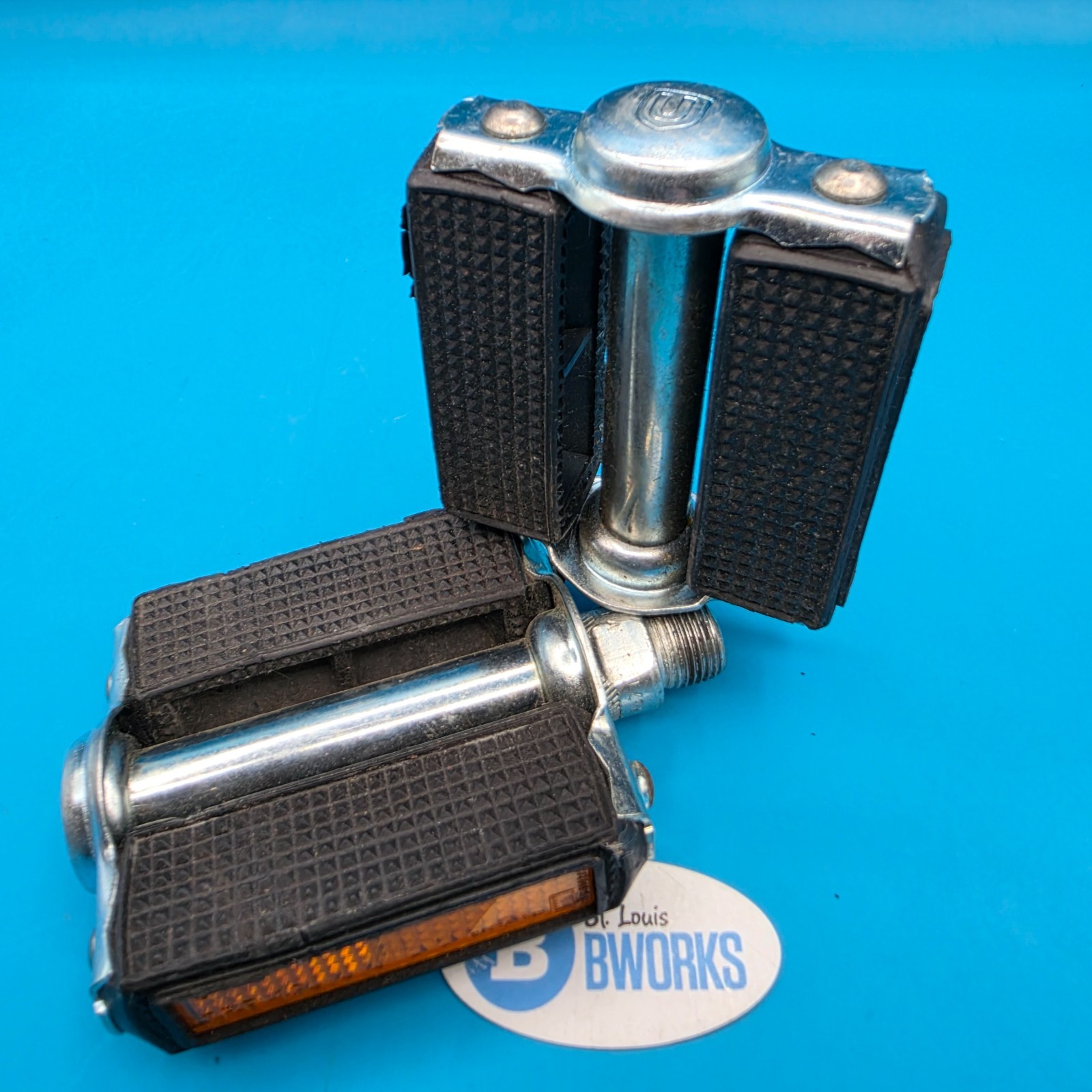 NOS Union Block Platform Pedal Set 9/16″ Made in Germany g20