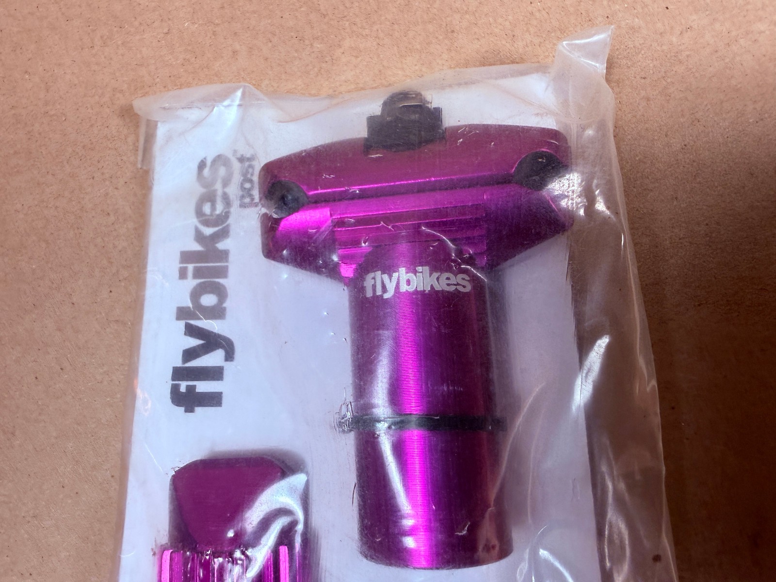 New Flybikes Micropost BMX Bike Seatpost 50mm Aluminum Purple – Free Shipping
