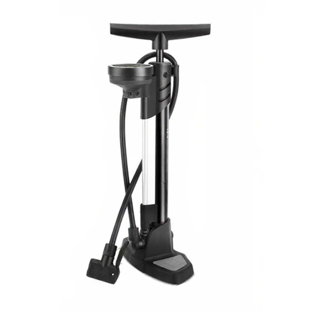 Vertical Mount Bicycle Pump with Extended 180 Degree Rotating Hose 160 PSI
