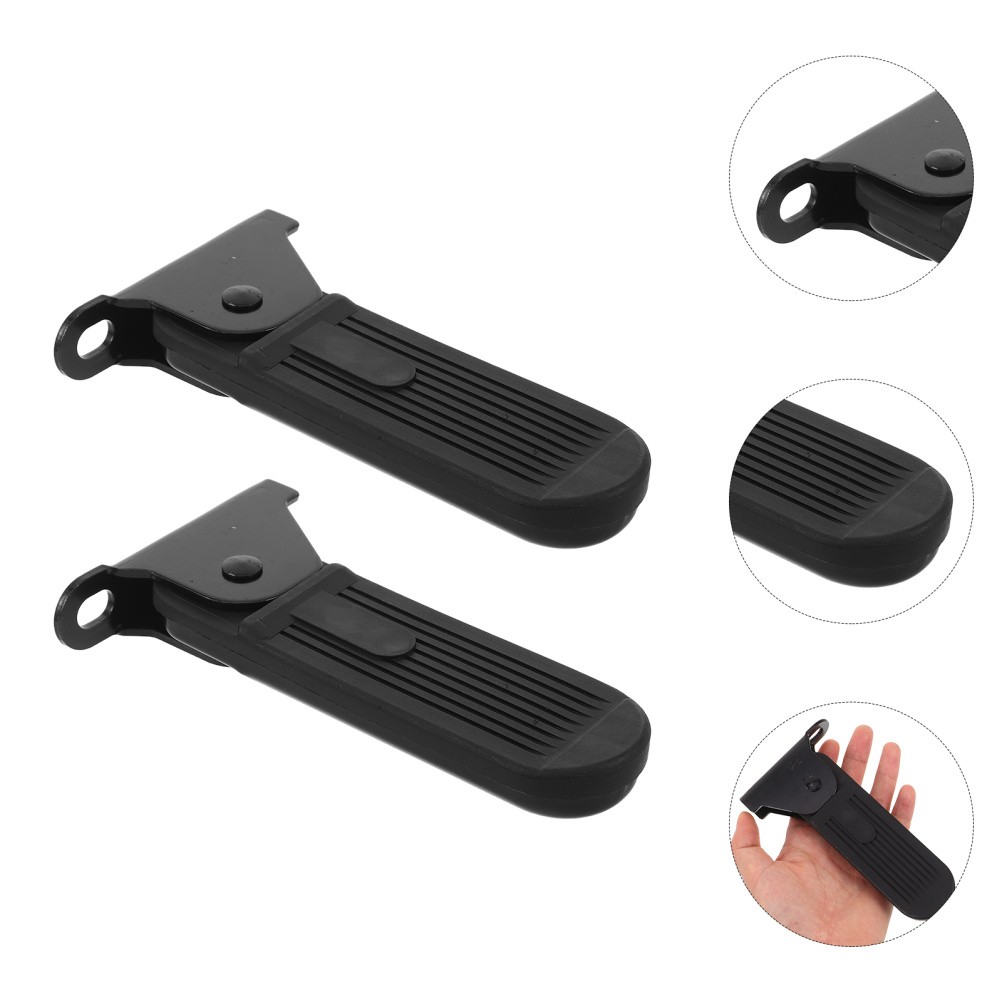 1 Pair Bicycle Foot Pegs: Foldable Rear Pedals – Anti-Slip Electric Bike