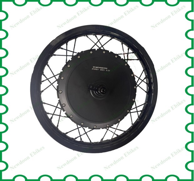 QS273 150MM 8000W hub motor with ND72850 Fardriver controller kit for motorcycle
