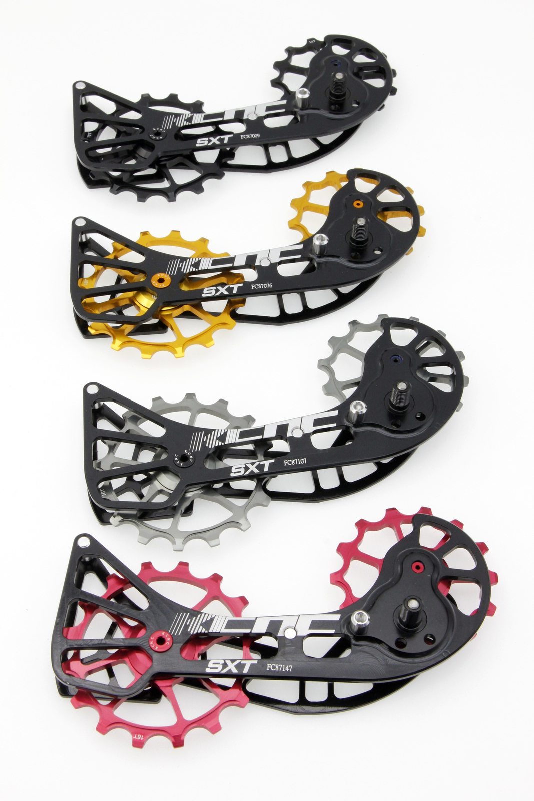 KCNC Sxt MTB Bike Oversized Pulley Wheel Cage For XTR M9000 XT M8000 In Gold