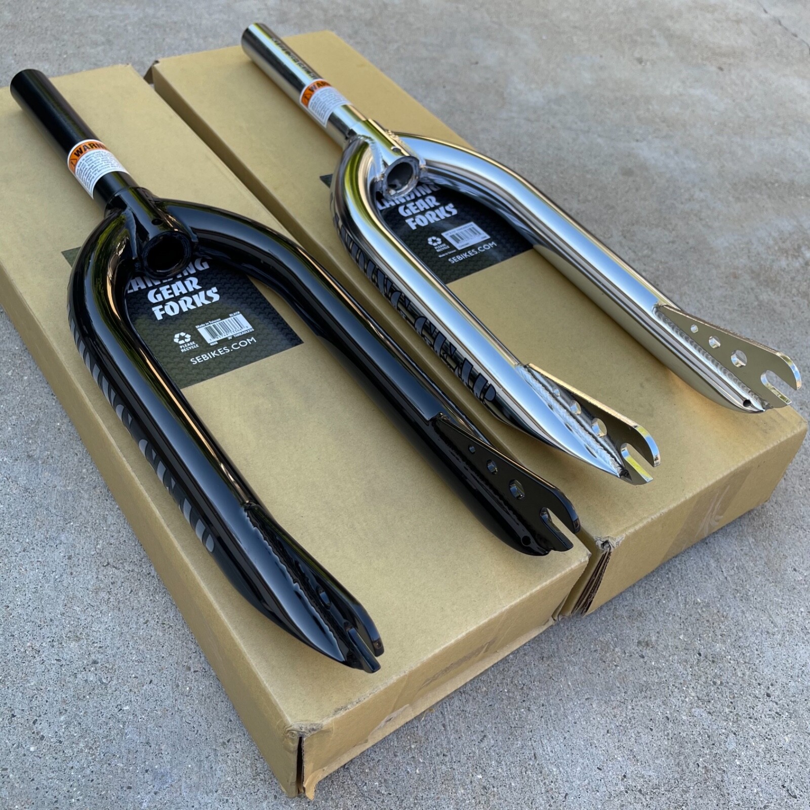 SE RACING LANDING GEAR 1″ FORK THREADED 20″ 24″ 26″ CHROME BMX BIKE BIKES FORKS