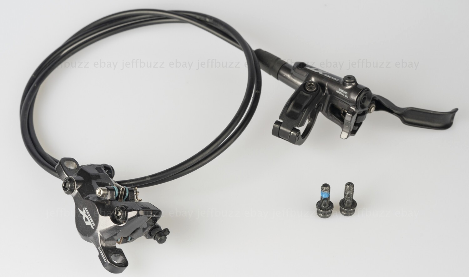 Shimano XT BR-M8100 caliper BL-M8100 lever right rear I-SPEC EV 1360mm hose