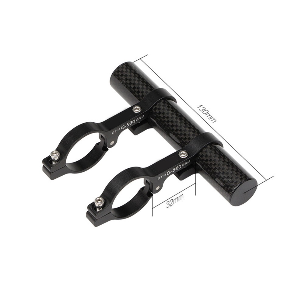 Mountain Bike Handlebars Extensions Extender Cycling Double Clamp