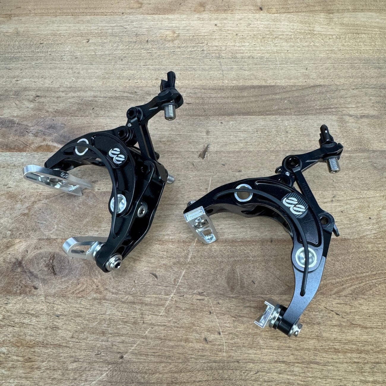 New! Cane Creek eeBrakes Gen 4 Black/Silver Center-Mount Rim Brake Calipers 169g