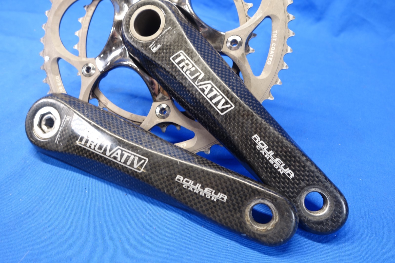 Truvativ Rouleur 2 x 10 Carbon Road Bike Crankset, 53/39t, 172.5mm Length