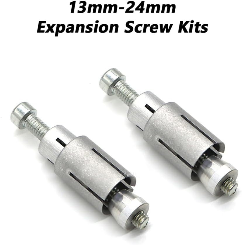 2 Pack Motorcycle Bar End Mounting Screw Set Universal 13Mm-24Mm Handlebar Expan