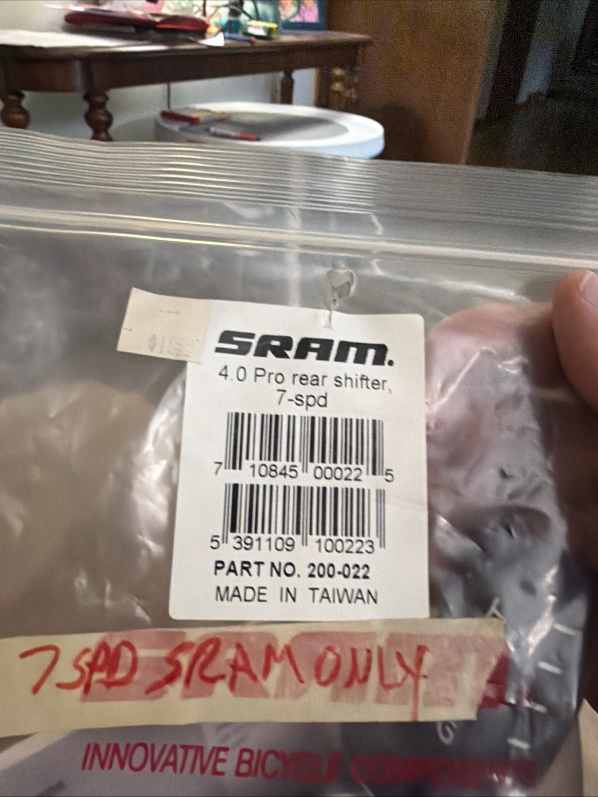 SRAM 4.0 Pro Rear Shifter 7-speed 200-022