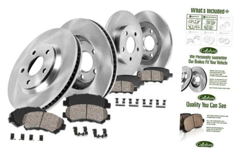 Front and Rear Brake Kit for Hyundai Santa Fe Sport 2013-18 | Kia Sorento