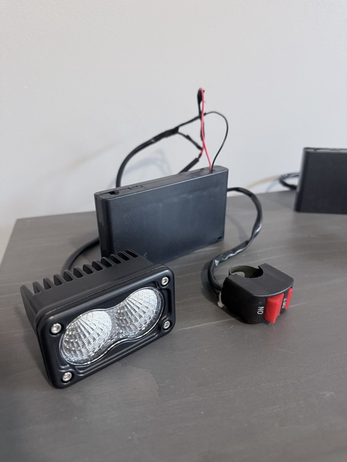 Battery Powered Horn And Baja Light Combo