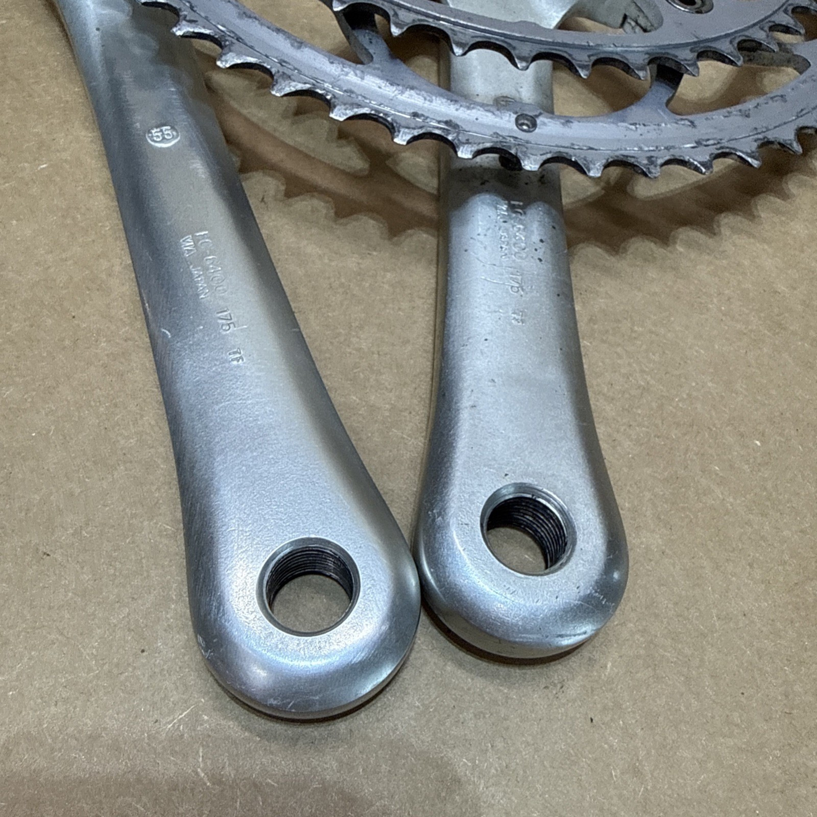 Shimano Ultegra 600 8 Speed 175 Road Crankset Cranks 53/39 bcc60