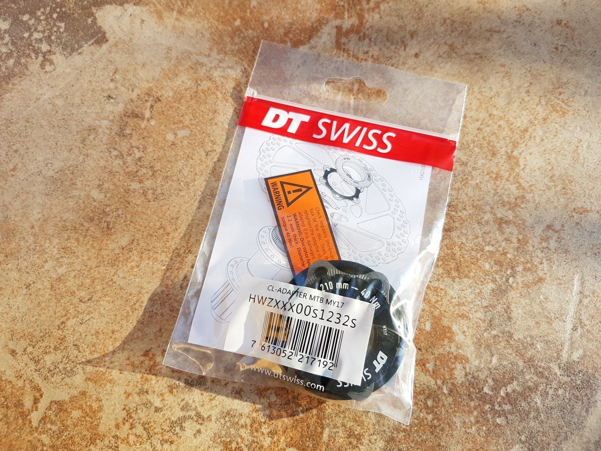 DT SWISS Centerlock to 6 Bolt Disc Brake Rotor ADAPTER, HWZXXX0S1232S, NEW!!!