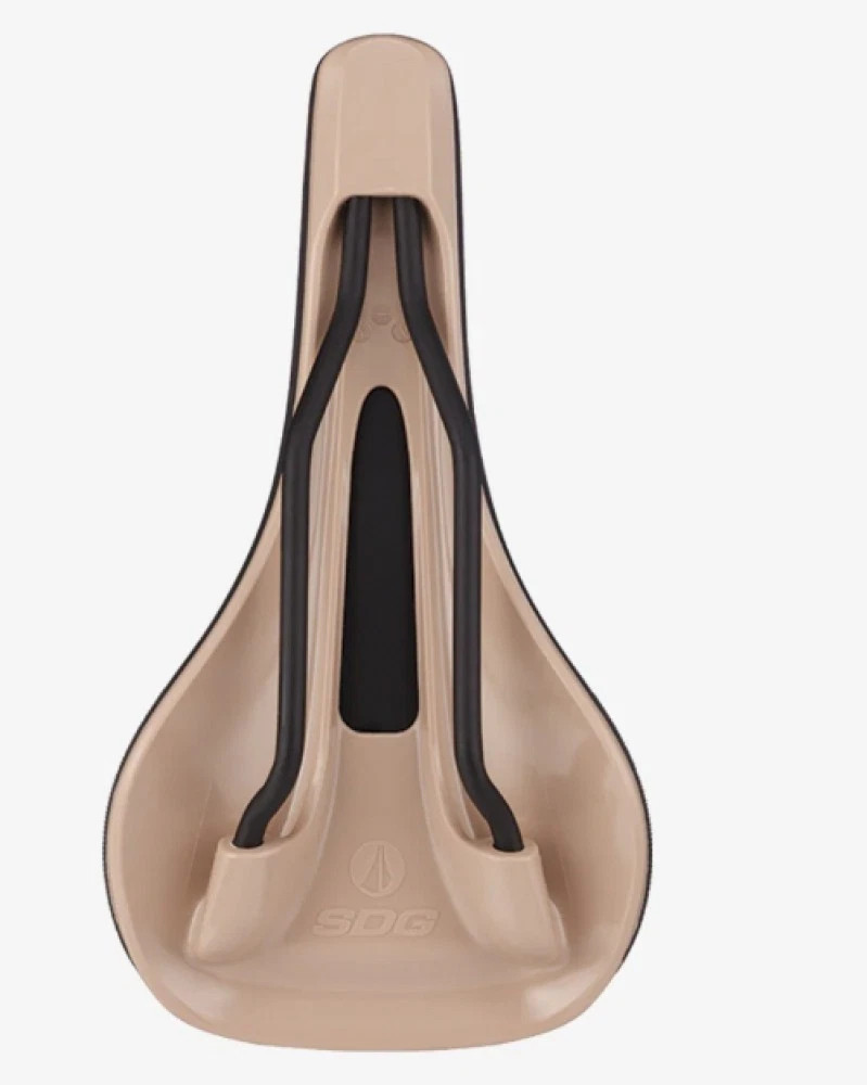 SDG Bel-Air Max Bike Bicycle Saddle Road MTB E-MTB Comfort Saddle – Black/Tan