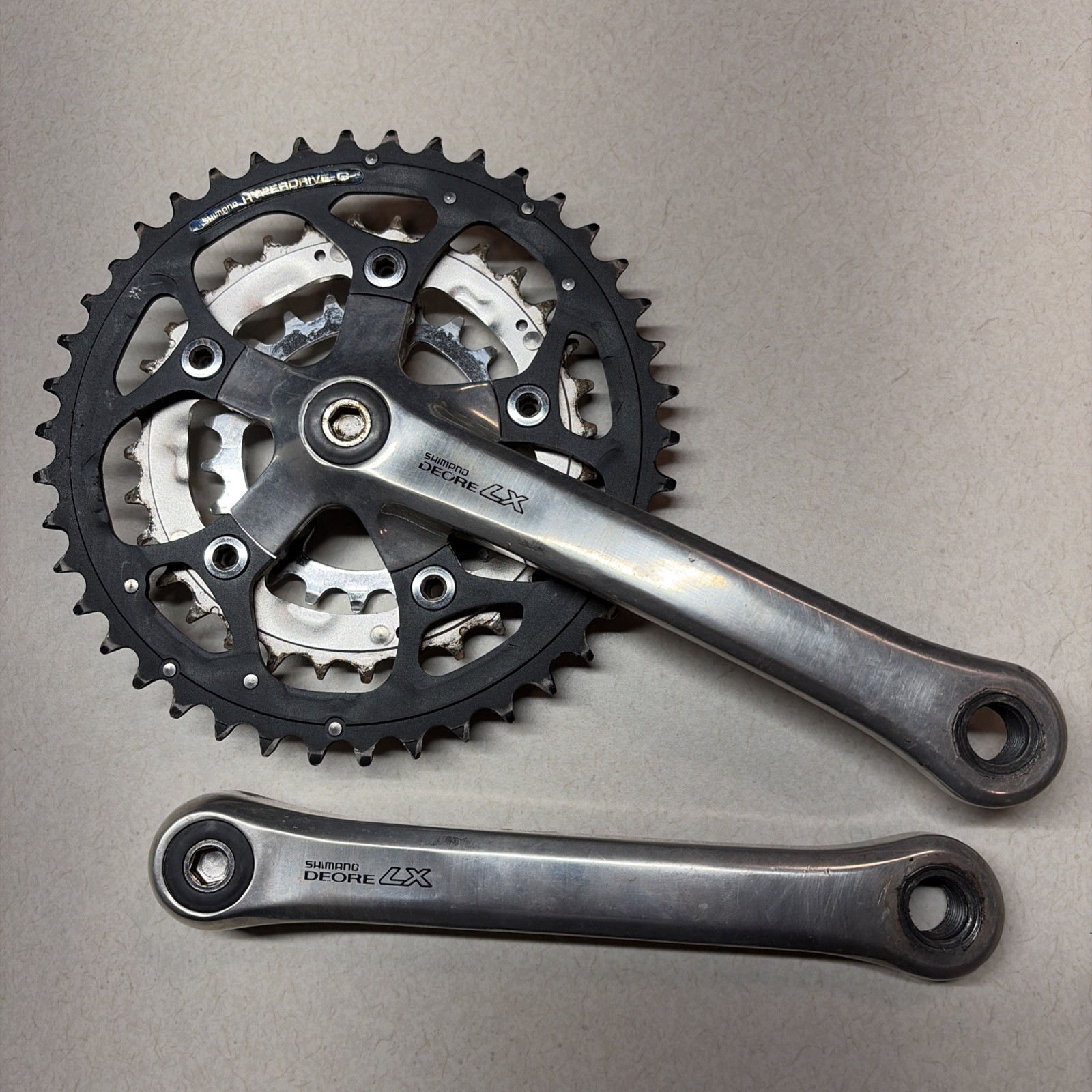 Shimano Deore LX Cranks FC-M563 Triple Mountain Bike 175 Crankset 94BCD 42/32/22