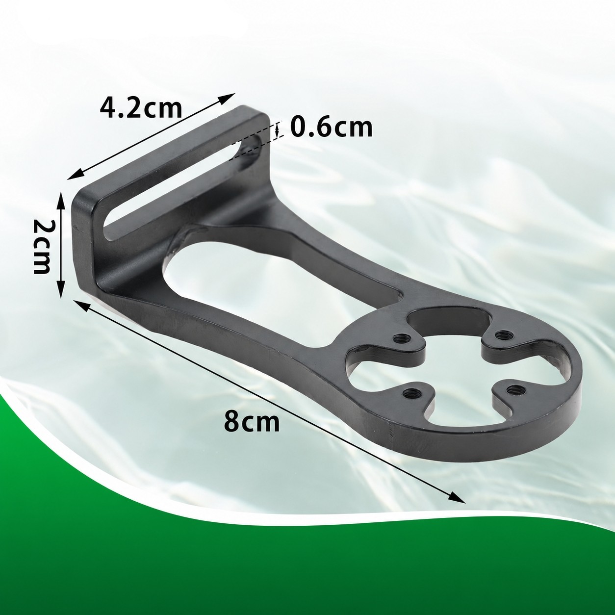 Out Front Bike Computer Mount 38mm for Garmin Wahoo Bryton CatEye GoPro Light