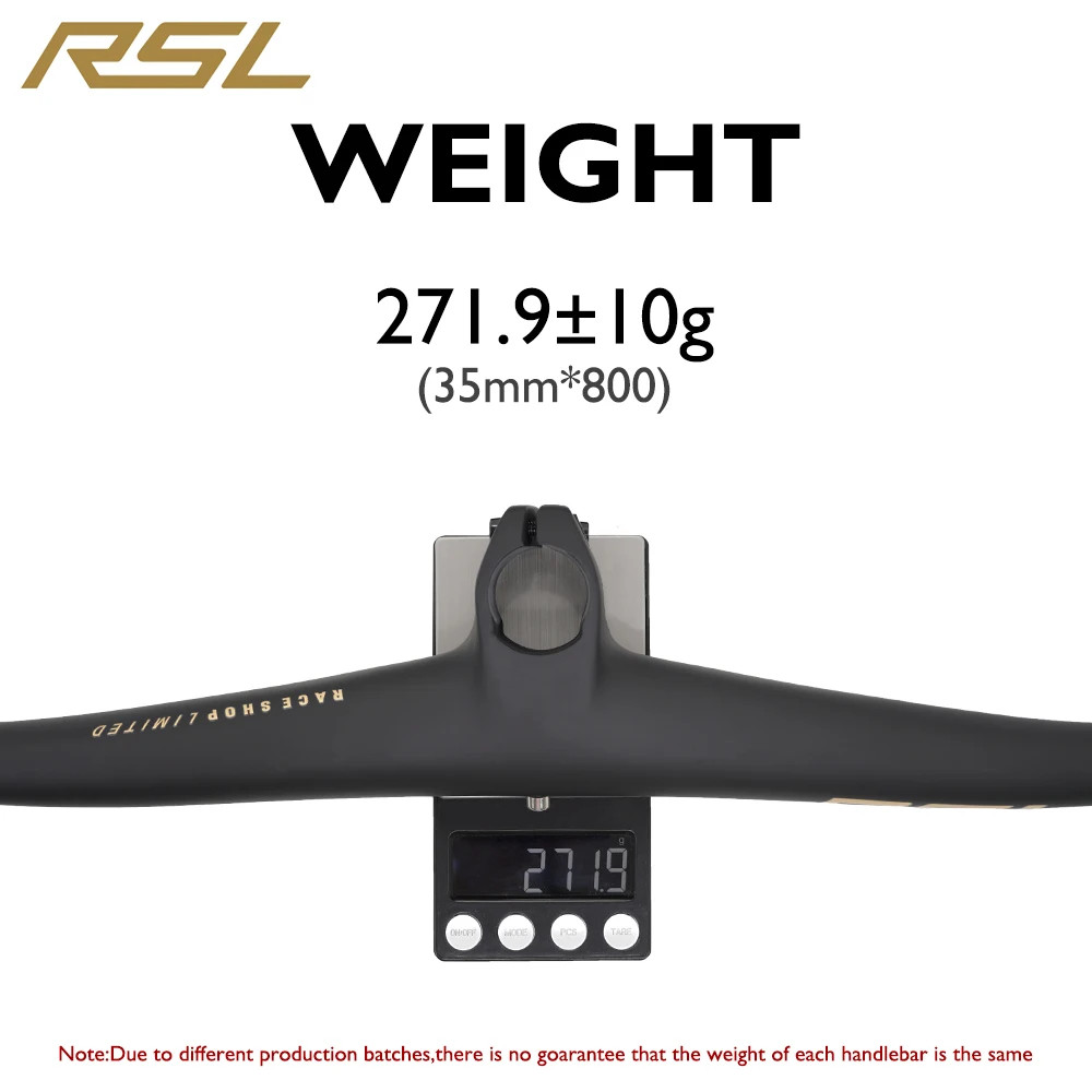 Carbon Fiber Integrated MTB Handlebar for Cross Country Riding 27.5mm Rise