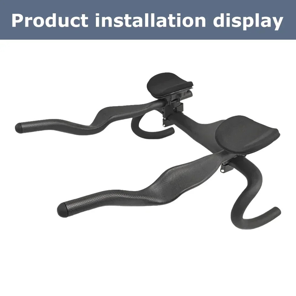 3K Full Carbon Road Bike Triathlon Time Trial Rest TT Handlebar Matte/Glossy