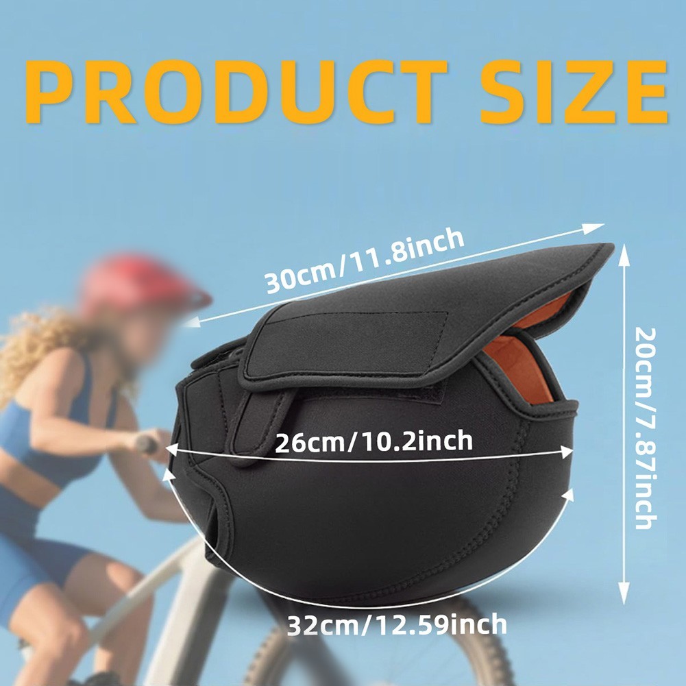 Neoprene Motor Cover for Ebikes 30x20cm Fits Standard Motor Housings Waterproof