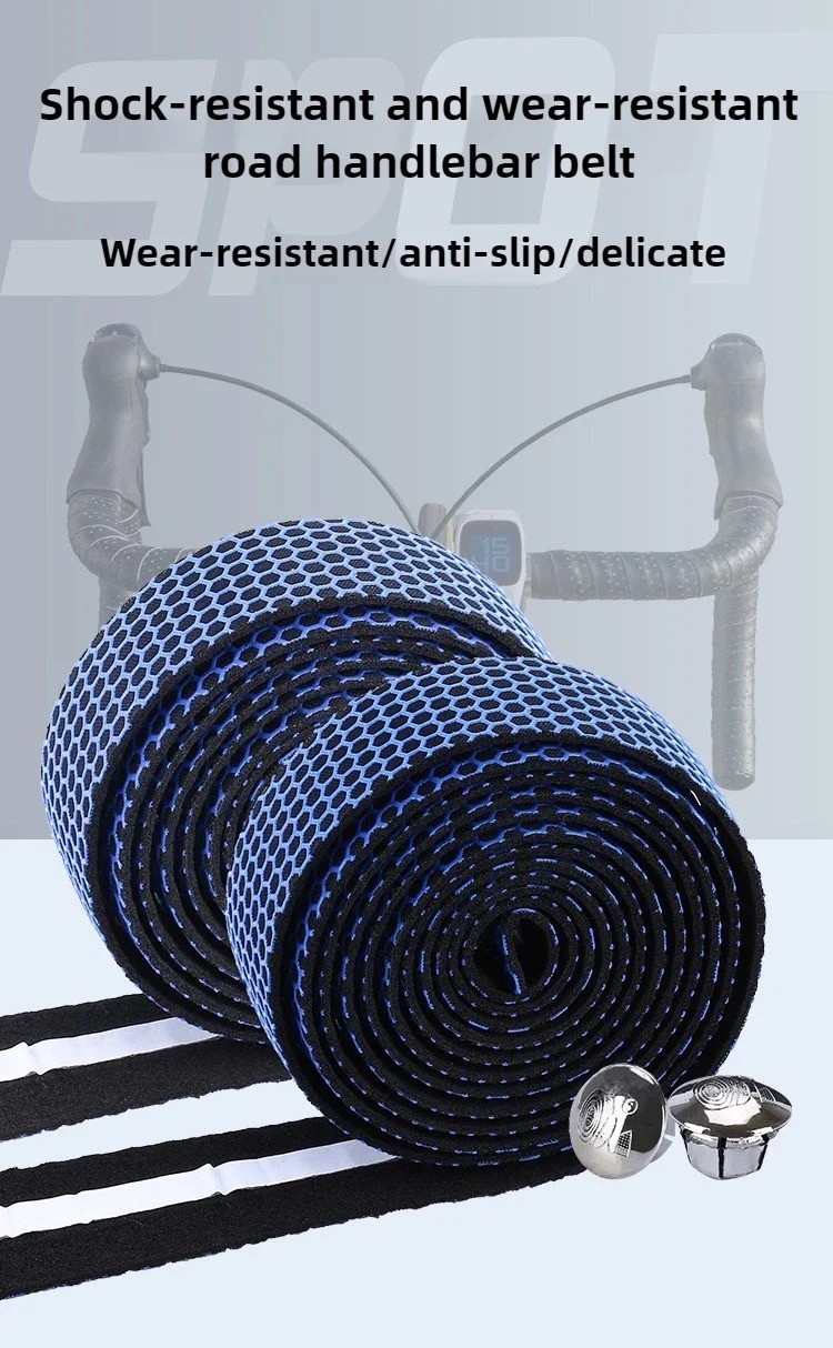 Silica Gel Shock Handle Absorption Bike Handlebar MTB Road Bicycle Tape Wrap UK*