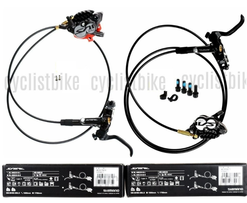 NEW Shimano Saint BL-M820 Disc Brake Set w/o Rotor & Adapter F1000/R1700 NIB