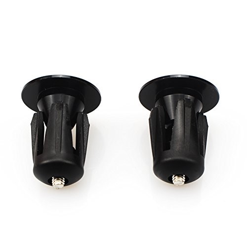 Bar End Plugs 2 Pack Aluminum Bar Ends Handlebar End Plugs Handlebar Black