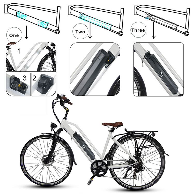 Dorado eBike Battery with Samsung Cell 48V 52V 20Ah Reention Electric Bike Battery DE