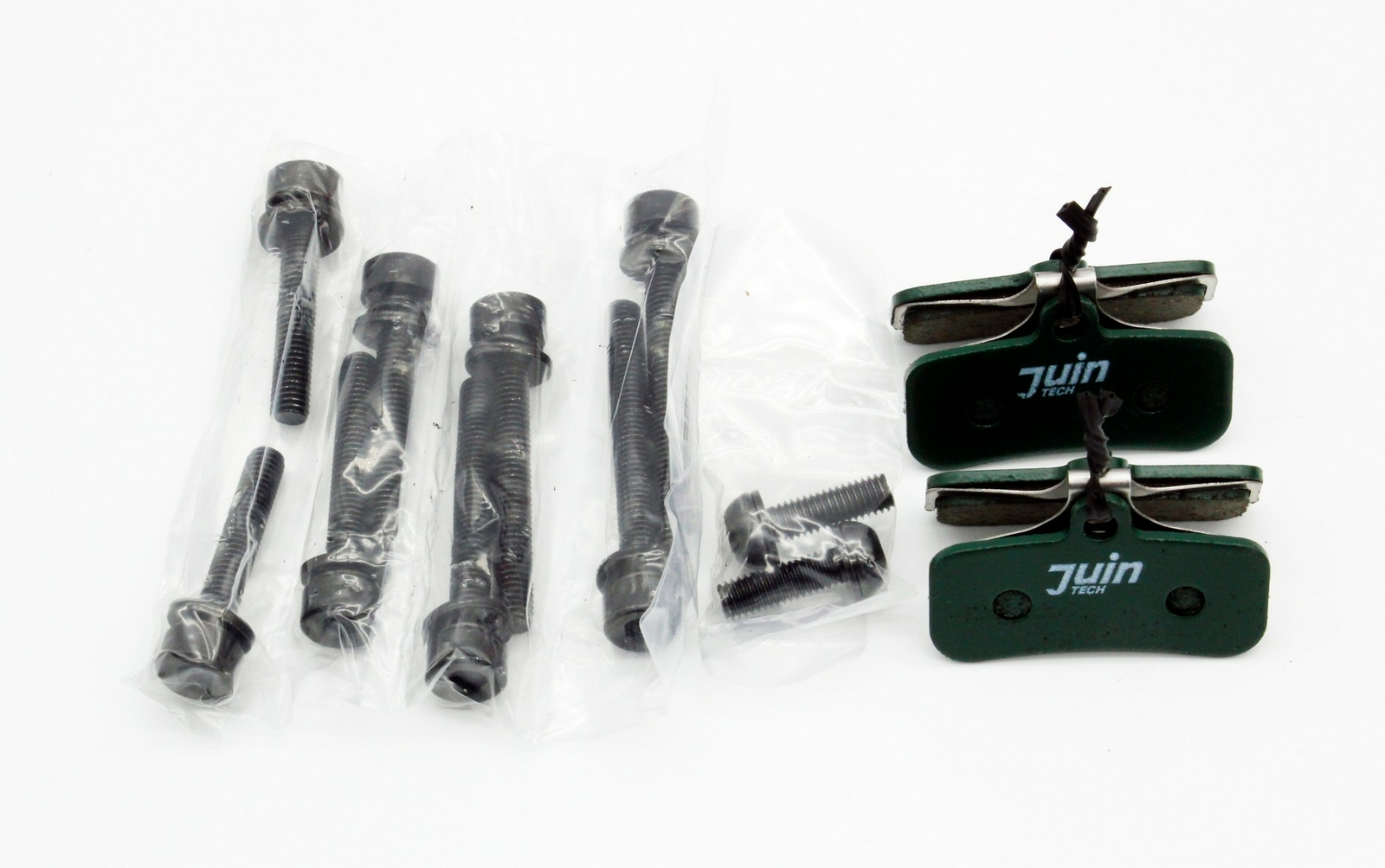 Juin Tech Gt-F Cyclocross eBike Riding 4-Piston Disc Brake Caliper Set Red Bike