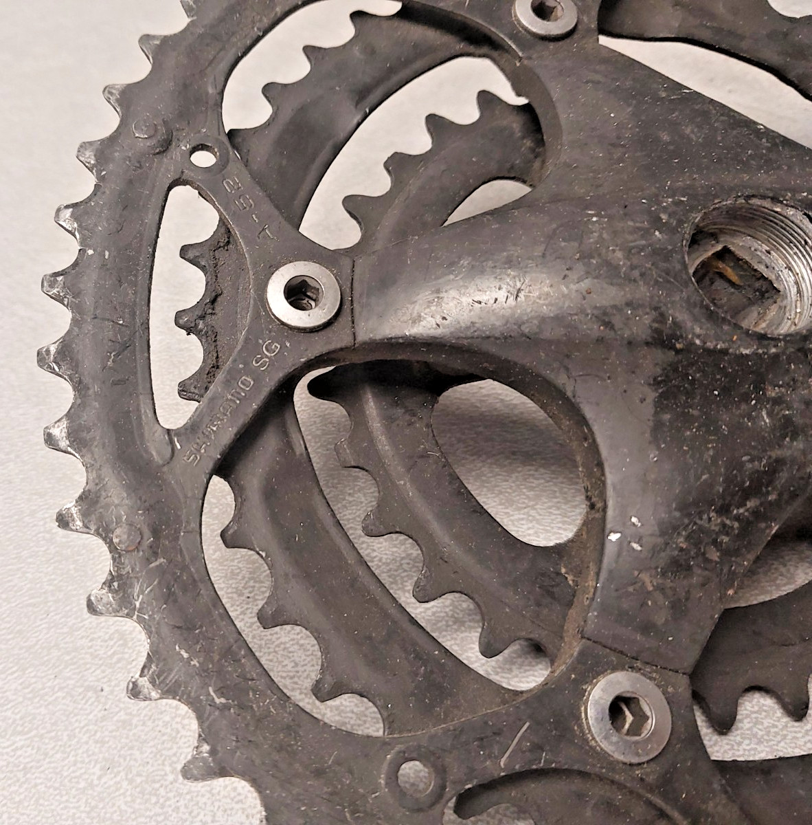 Shimano FC-2308 Triple Crankset 175mm 52/42/32t BCD130/74 MTB Hybrid USA Shipper