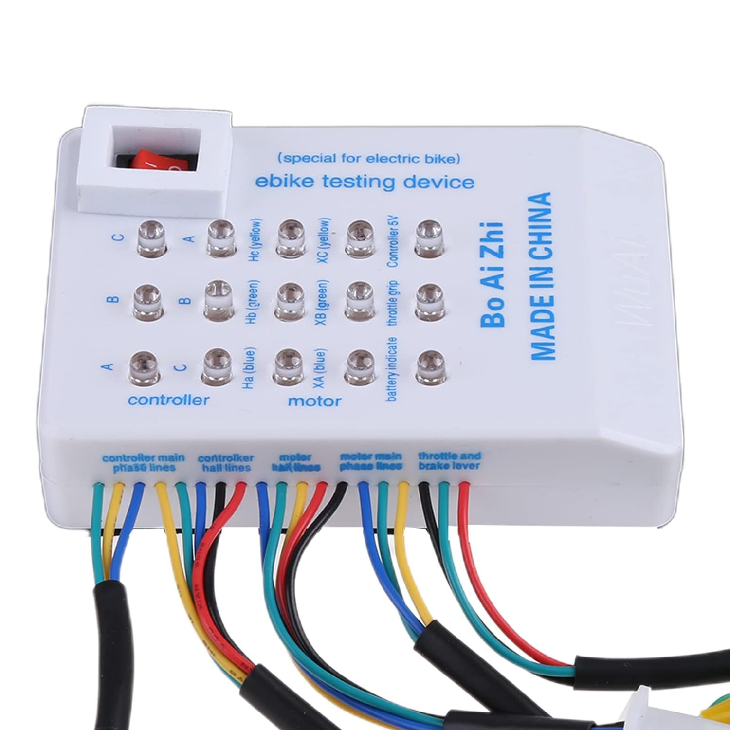 Controller Tester 24V/36V/48V/60V/72V Electro Car E-Bike Scooter Brushless Motor
