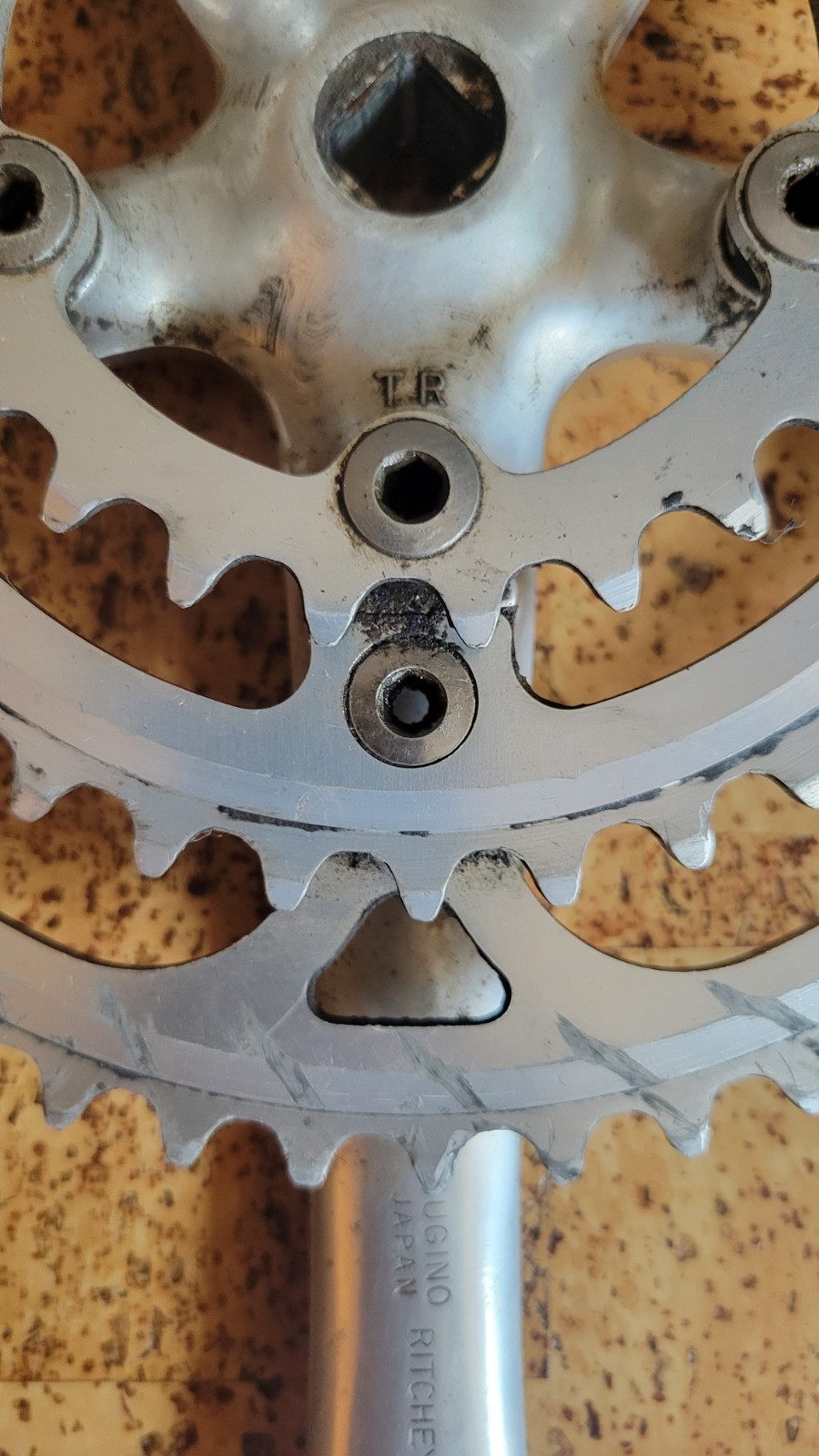 Used Ritchey Logic Triple Crankset 180mm Sugino Square Taper 110/74