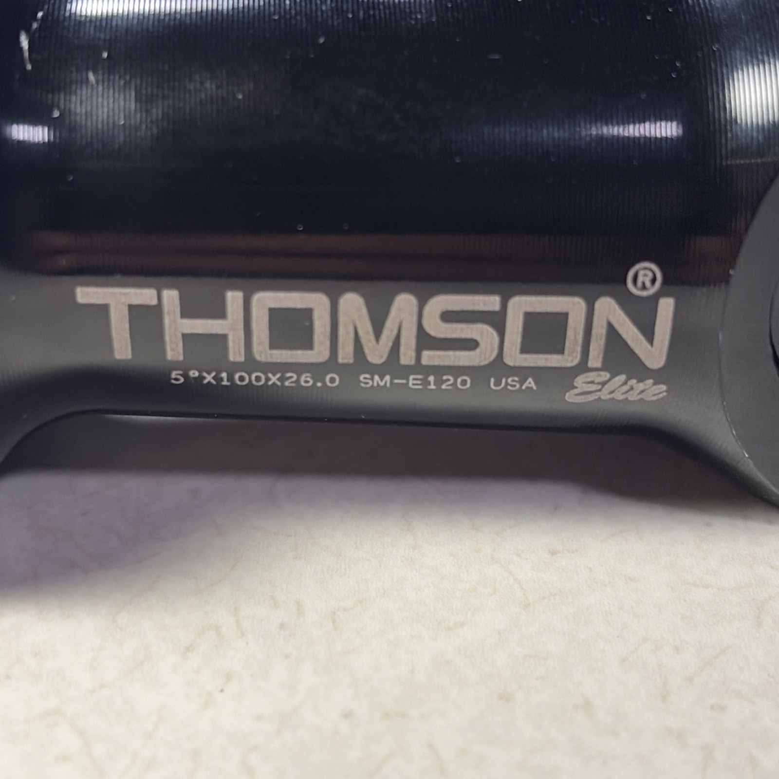 Thomson Elite SM-E120 5D x 100mm x 31.8mm Threadless x 26.0 Clamp Stem