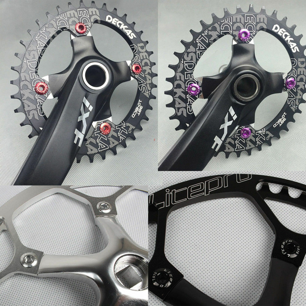 5PC Aluminum alloy 7075 CNC Bike Chainring Bolts Single/Double Speed Crank Bolt