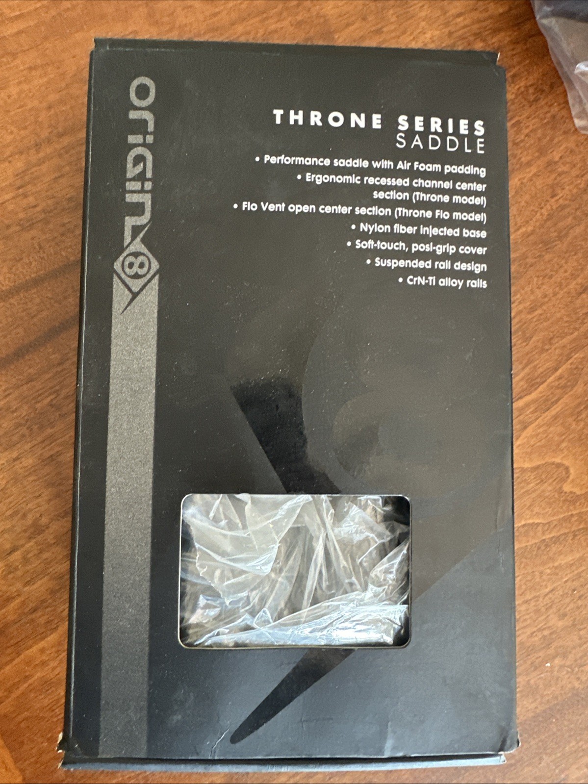 Origin8 Throne XL Saddle, 244mm x 158mm Black