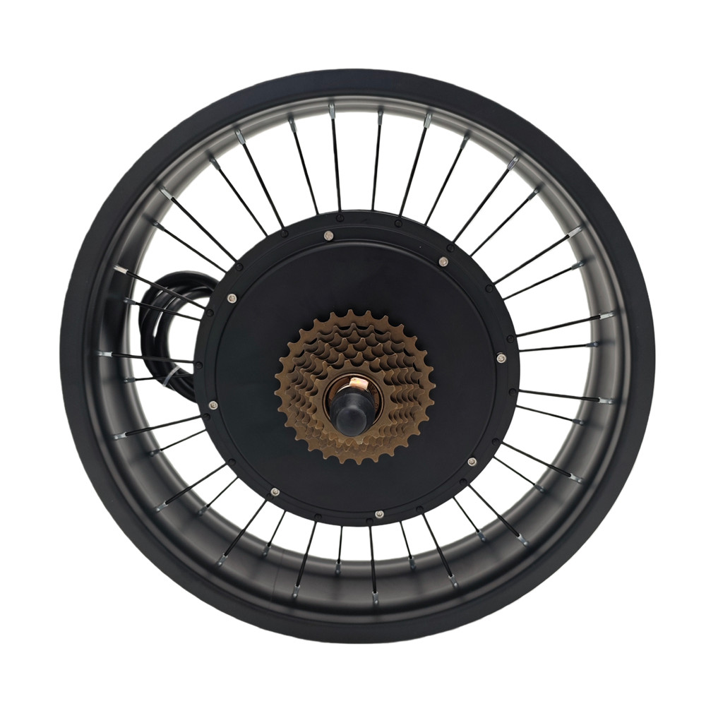 48V 60V 72V 5000W eBike Rear Motor Fat Wheel 175/190mm 20» 24» 26»x4.0 inch
