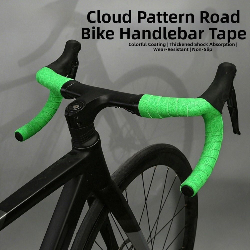 Shock Absorbing Bicycle Handlebar Tape EVA PU Material 210cm x 3cm x 0.3cm