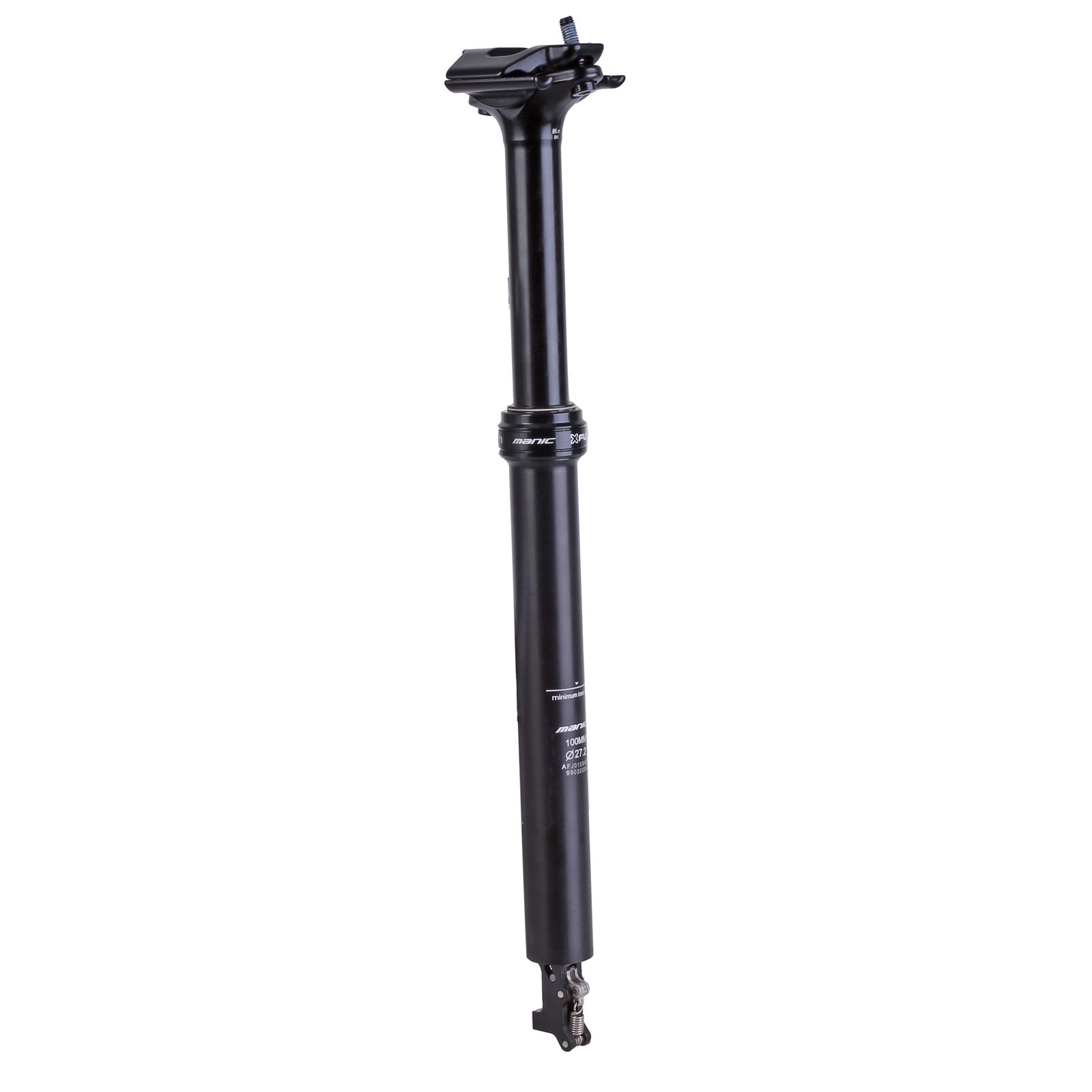 X-Fusion Shox Manic Remote Seatpost (100mm Travel) 27.2 x 350mm