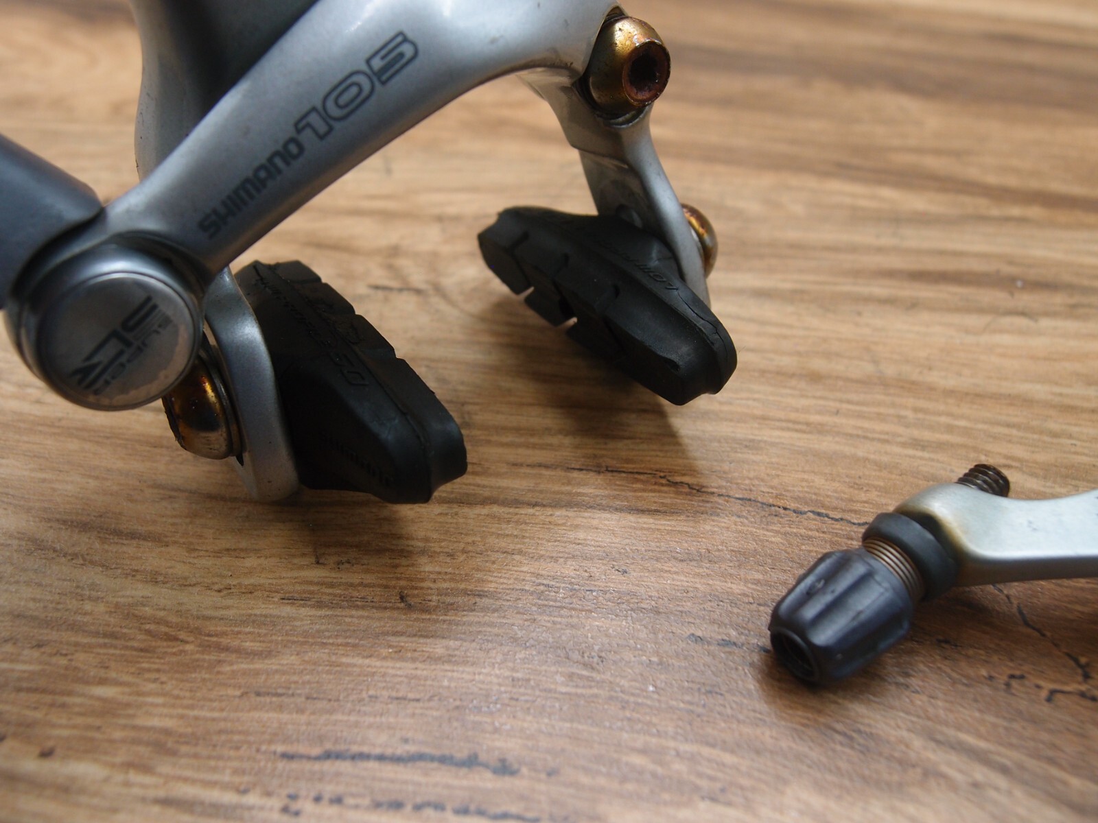 1989 road bike caliper side pull brakes Shimano 105 Prototype Japan BR-1055