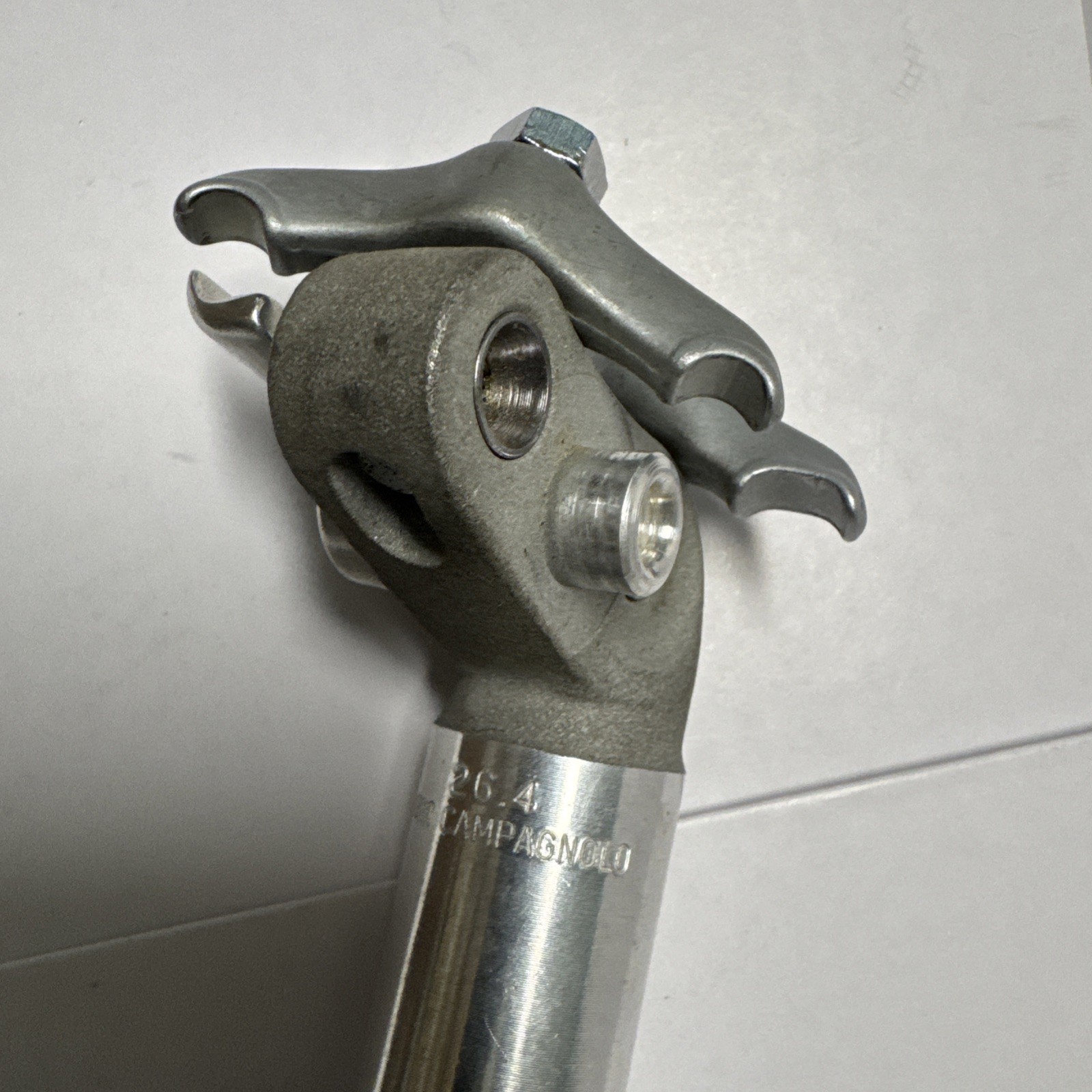 Vintage Campagnolo Nuovo Record seatpost 26.4mm road Bicycle missing 1 clamp
