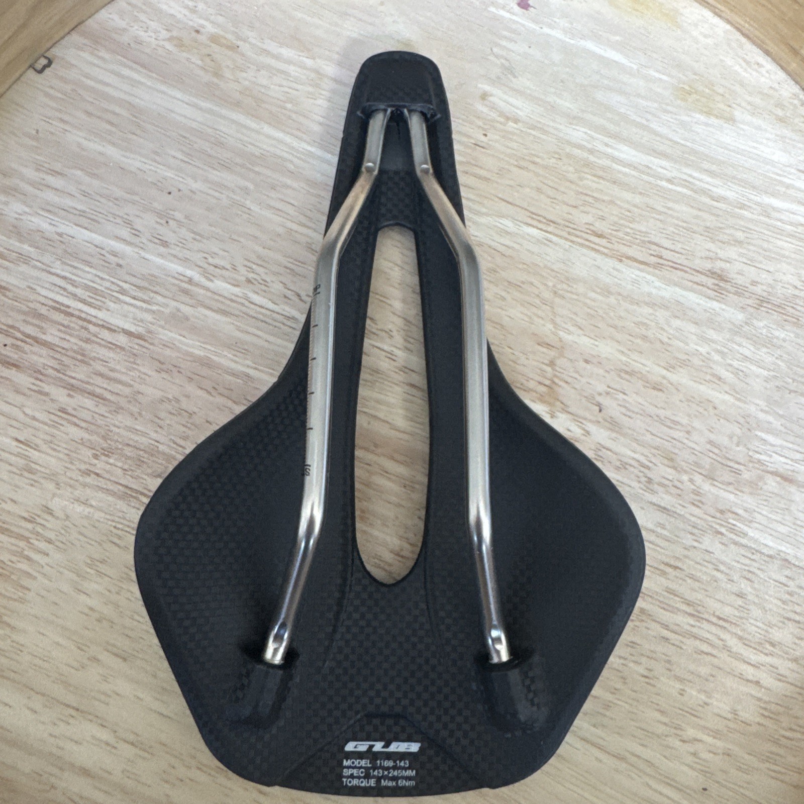 GUB 1169-143 3D Printed Bicycle Saddle 143mm Road MTB Gravel Bike Seat Black