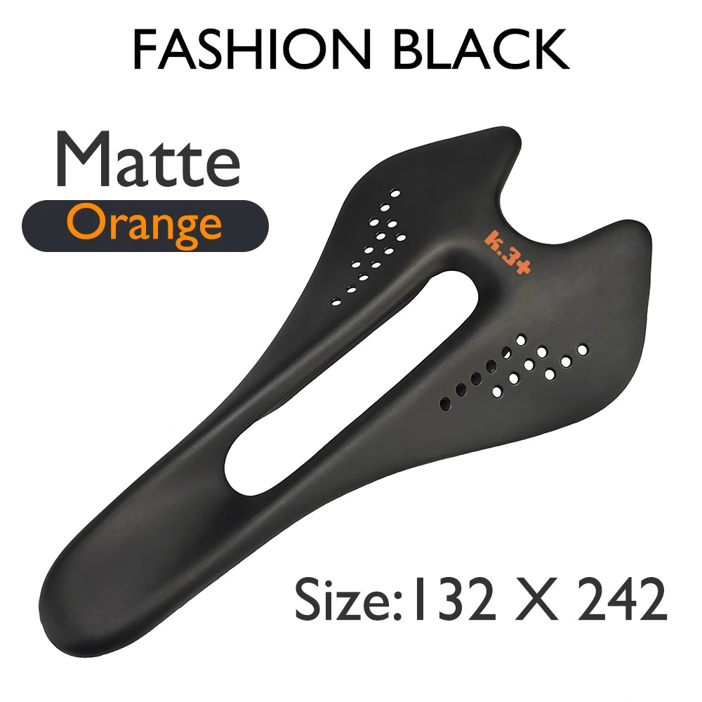 Full Carbon Fiber Bicycle Saddle 132×242/122x242mm for Road/mountain Bike