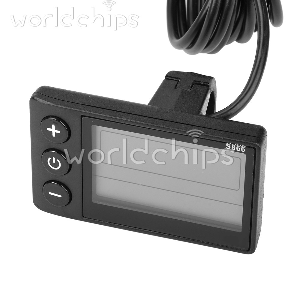36V 48V 64V 40A 30A 20A Brushless Motor Controller E-Bike S866 LCD Display Meter