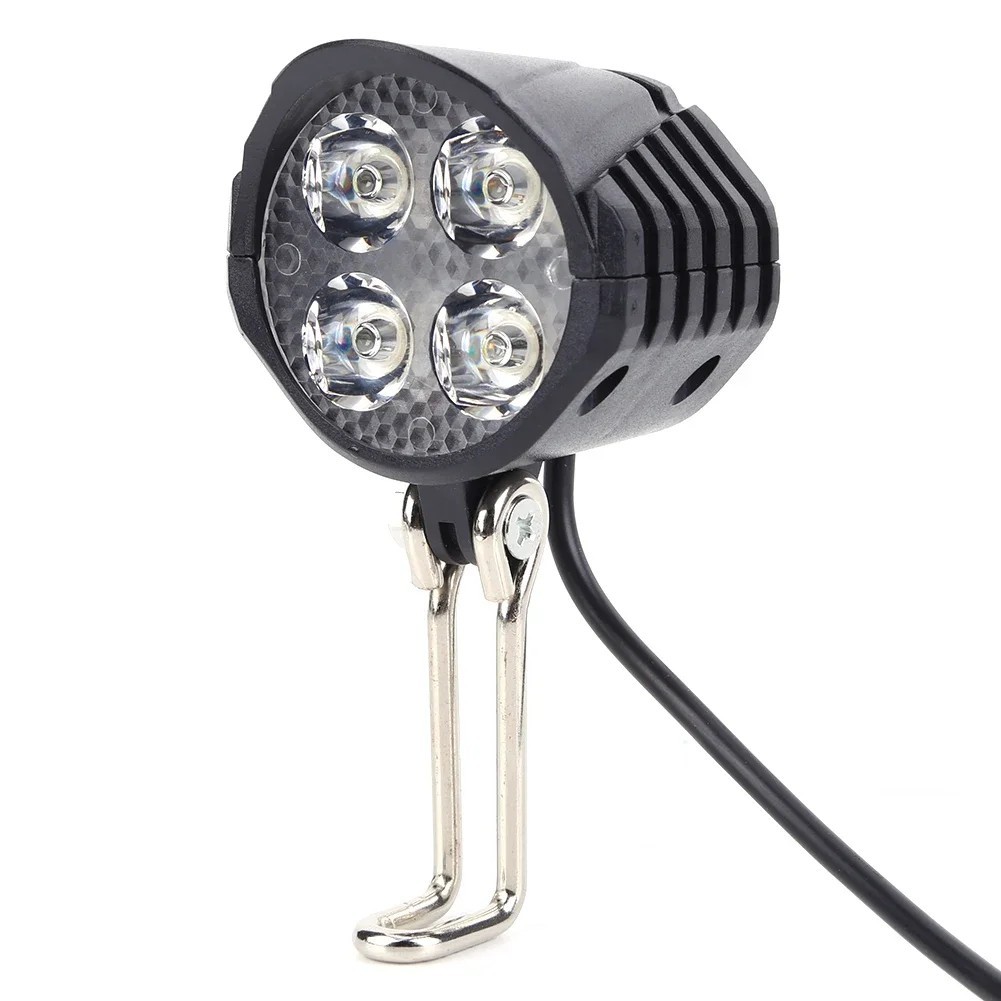 1PC 2 in 1 Headlight Front Light Led Lamp Horn for Bicycle E-Bike Electric US++
