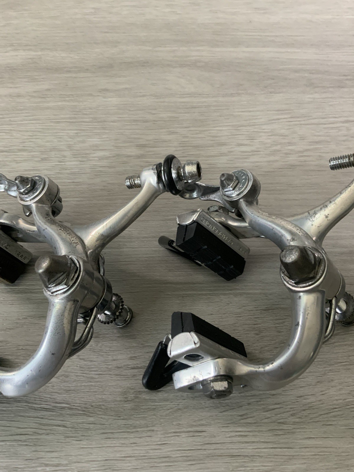 CAMPAGNOLO RECORD BRAKE CALIPERS 42-52 MM LONGER REACH RECESSED MOUNTS