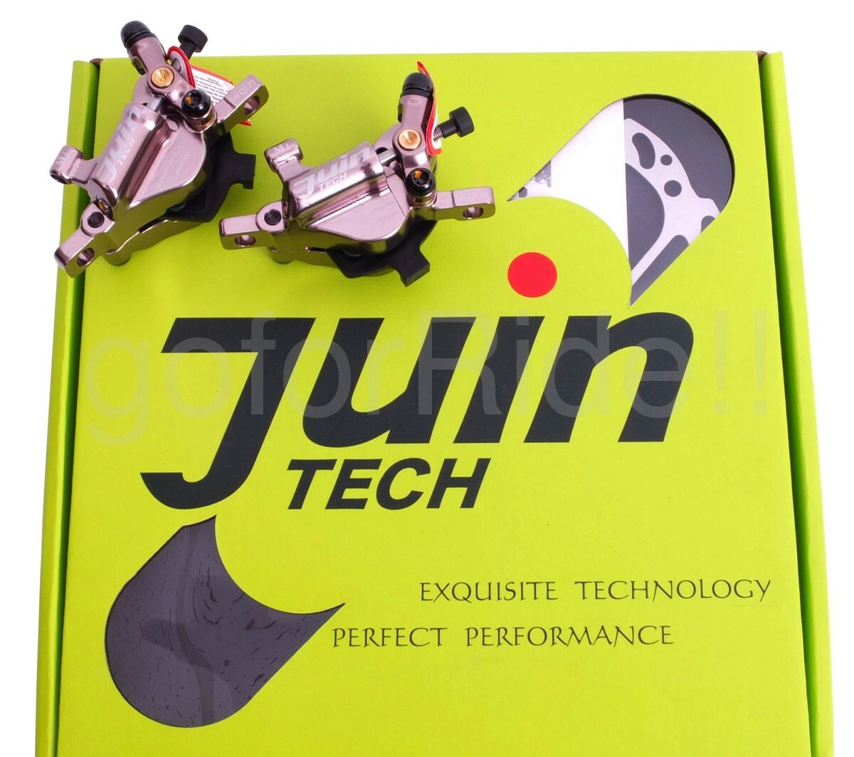 Juin Tech M1 Mountain E-bike Bike Hydraulic Disc Brake Caliper Set Front+Rear