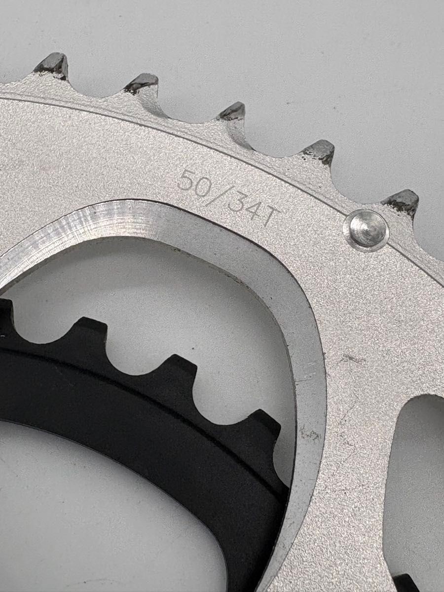 PINARELLO Crankset 170mm 50/34T 110mm BCD Compact Road Bike Black Vintage