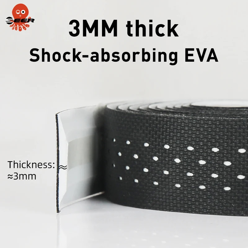 Road Bike Handlebar Tape Silicone ShockAbsorbing Tape EVA+PU Anti-Slip Bike Grip