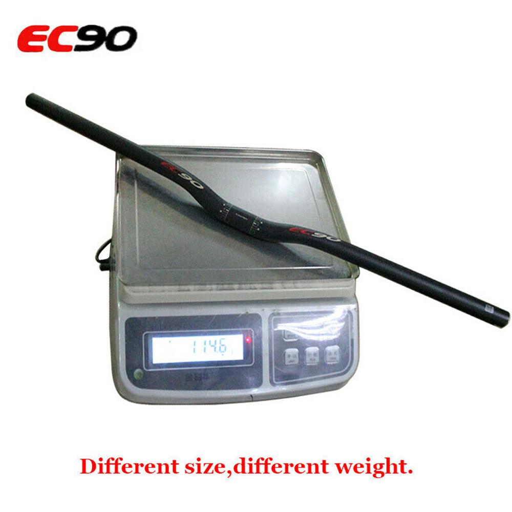 EC90 3K Full Carbon Fiber Mountain Bike Handlebar Flat/Riser Bar 31.8*600-760mm