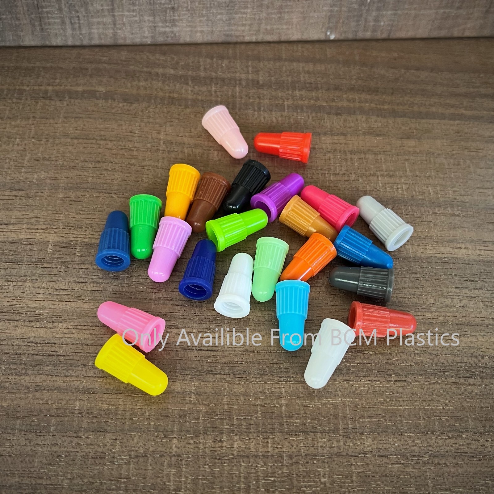 The Original Plastic Colored Presta Valve Caps / Presta Cap / Dust Caps 48 Piece