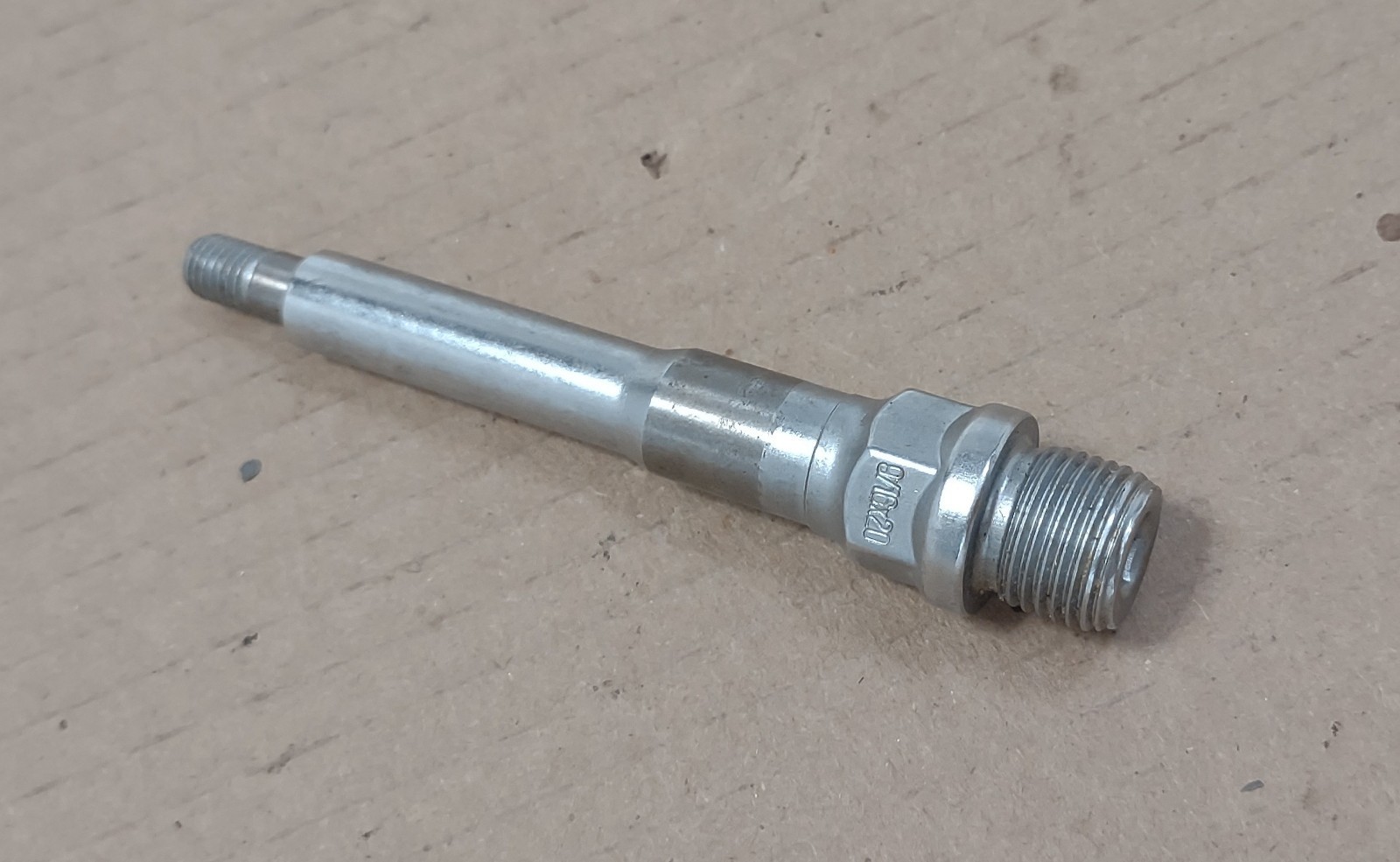 Vintage Bike Pedal Spindle 9/16 in Threaded NOS